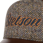 Stetson - Lamp Nappa Harris Tweed - Trucker Cap - Brown - Headz Up 