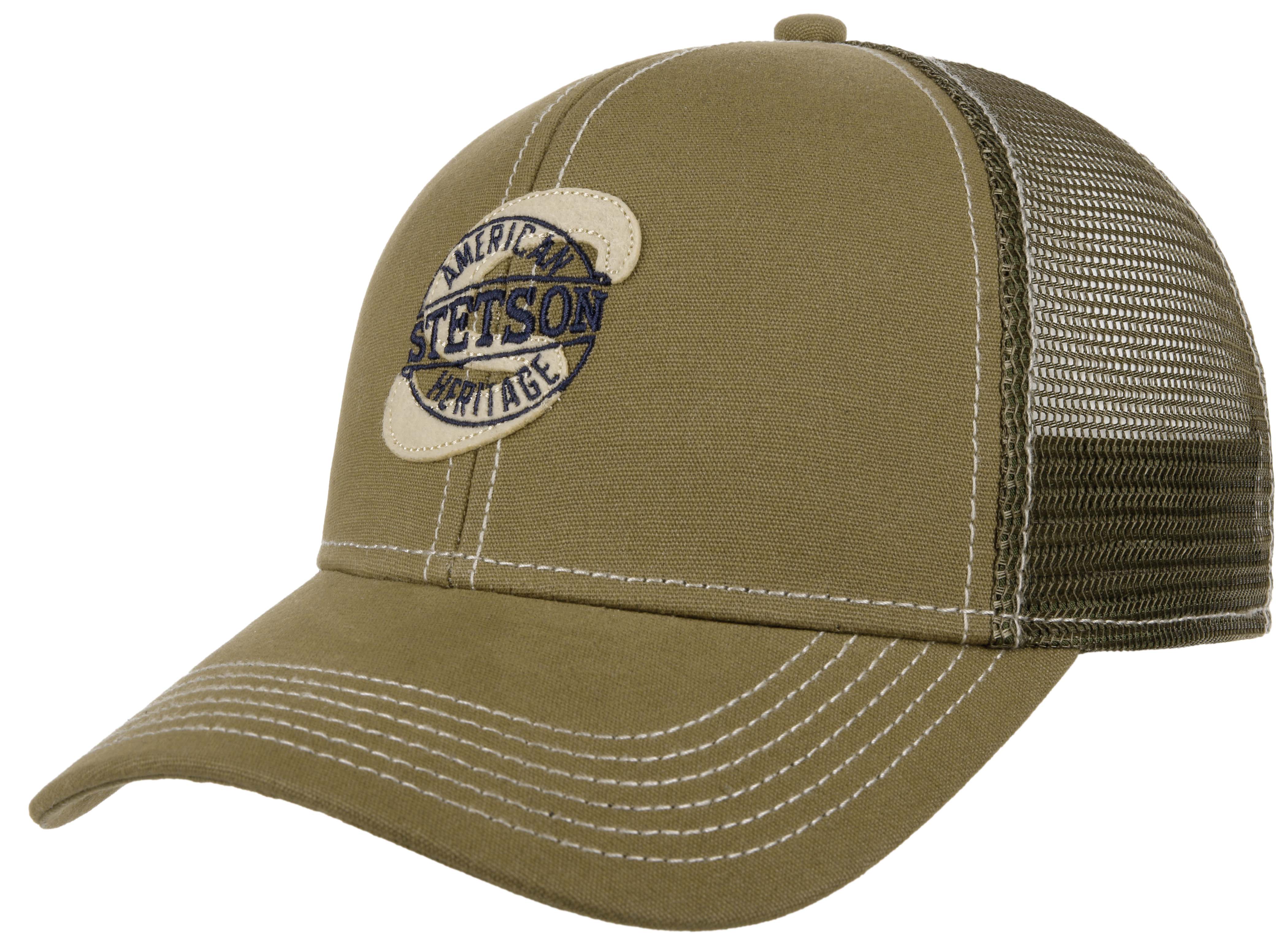 Stetson - Baseball Trucker Cap - Stamp - Olive - Headz Up 