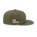 New Era - Oakland Athletics - 9FIFTY Snapback - ARMED FORCES - Olive - Headz Up 