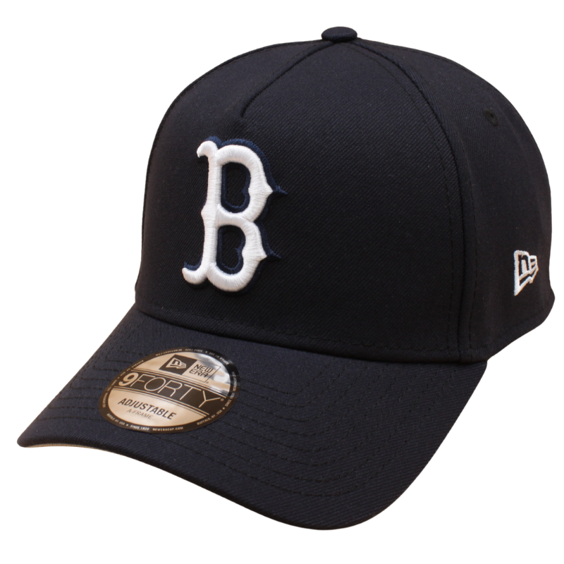 New Era - 9FORTY A-Frame Cap - Boston Red Sox - Navy - Headz Up 