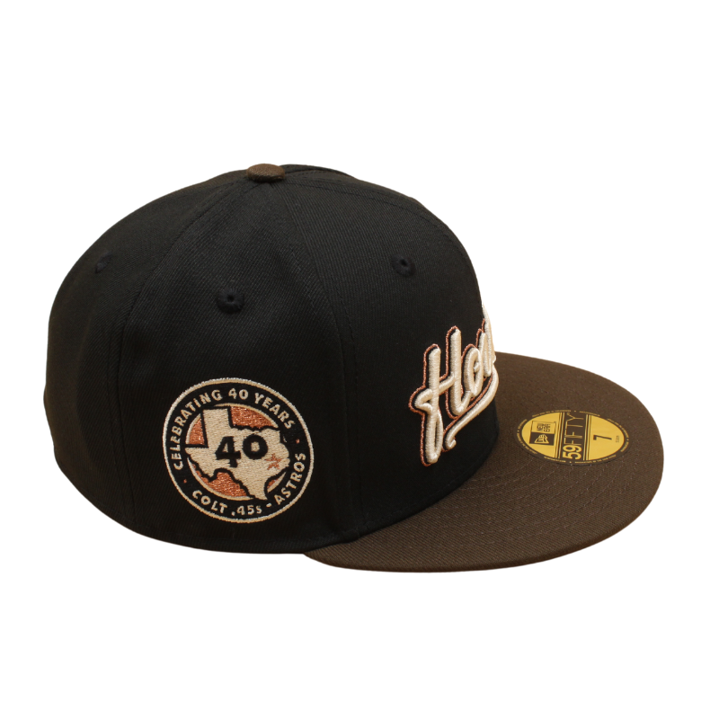 New Era - 59FIFTY Fitted Cap - Houston Astros 40 Anniversary - Black/Walnut - Headz Up 