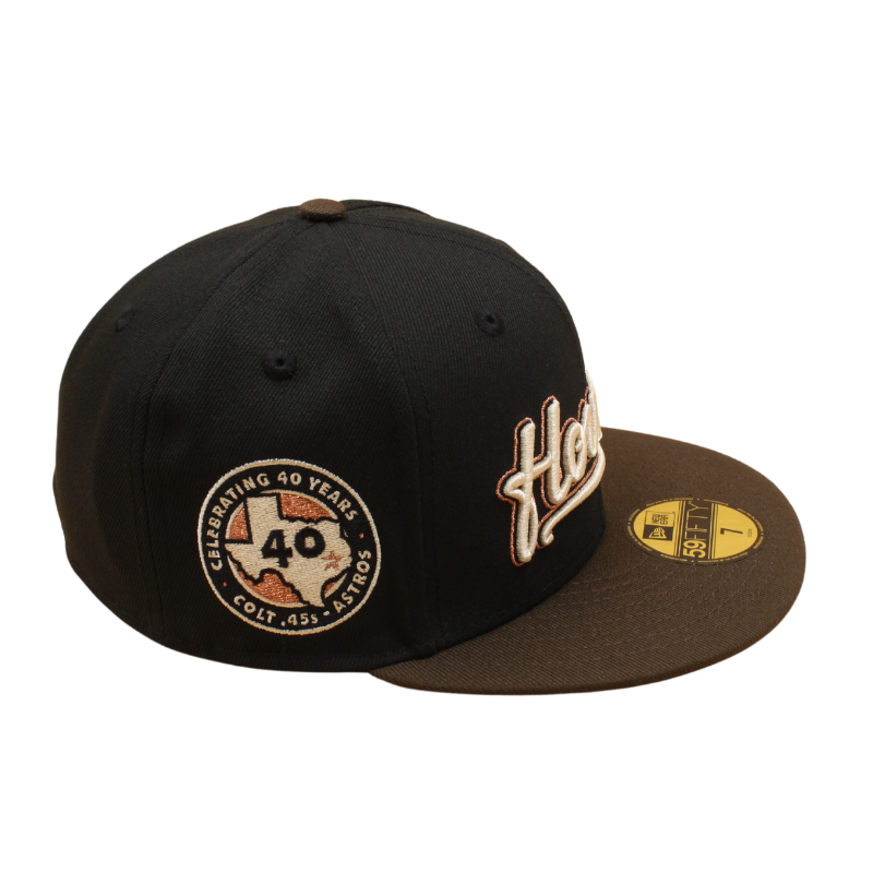 New Era - 59FIFTY Fitted Cap - Houston Astros 40 Anniversary - Black/Walnut