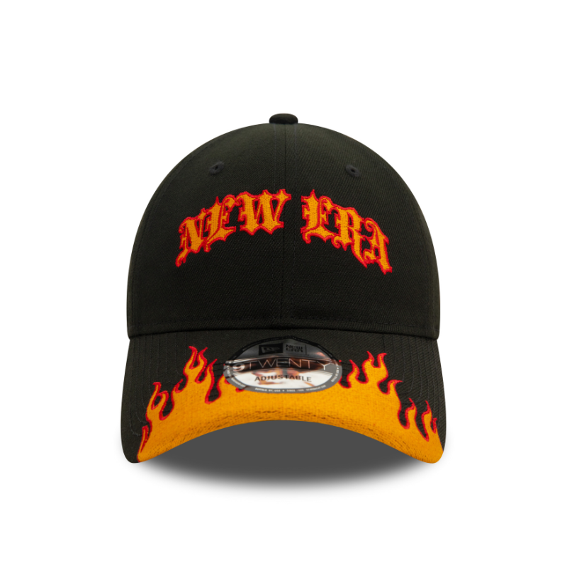 New Era - 9Twenty Adjustable Cap - NE Race - Black/Orange