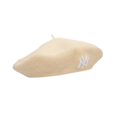 New Era - WMNS Wool Beret - New York Yankees - Light Beige