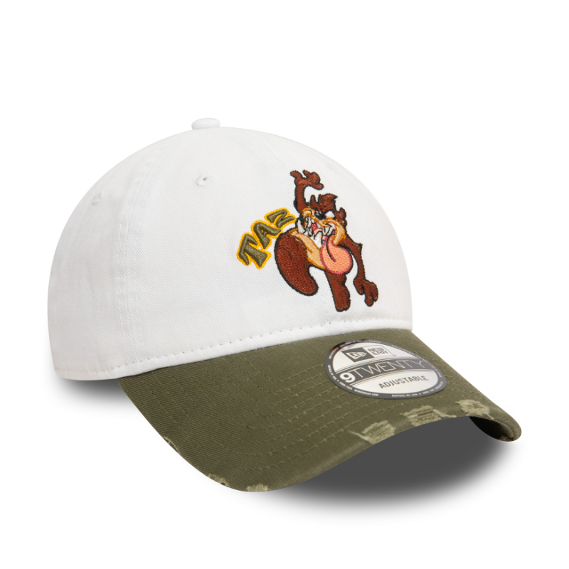 New Era - 9Twenty Adjustable Cap - WB Taz -  Washed Stone/Olive - Headz Up 