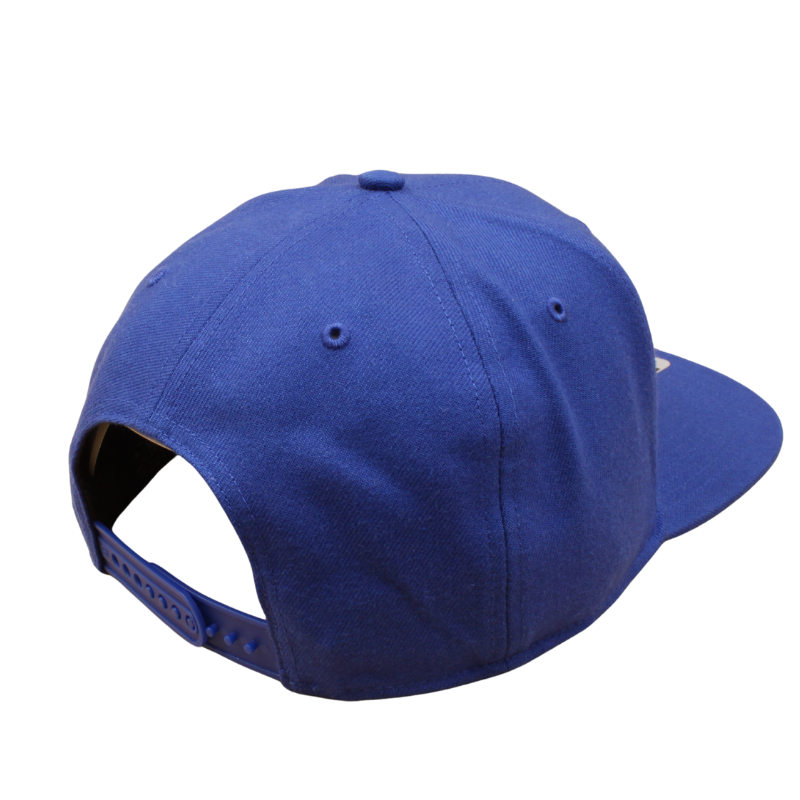 '47 Los Angeles Dodgers Captain Snapback Cap i kongenblå med Dodgers-logo og flat skygge, justerbar snapback i bomuld