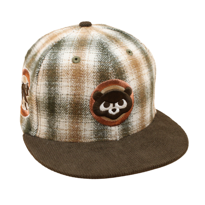 New Era - 59FIFTY Fitted Cap - Chicago Cubs - PLAID - Walnut/Cord - Headz Up 