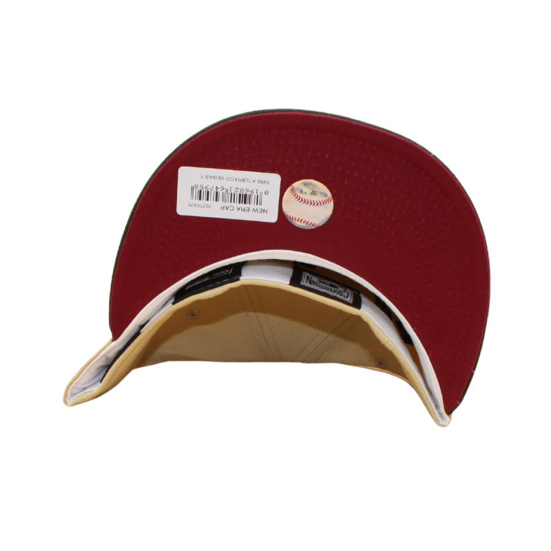 Atlanta Braves Cooperstown 59Fifty Fitted All Star Game 2000 - Vegas Gold/Dark Green - Headz Up 