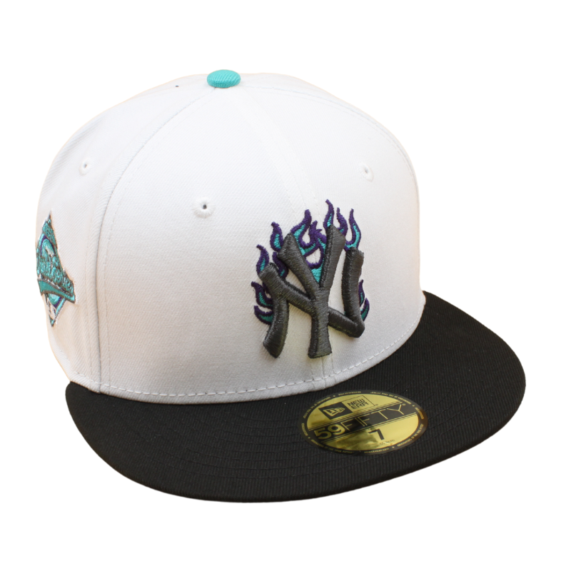 New Era - 59FIFTY Fitted Cap - New York Yankees - WS 96 -  White/Black - Grey UV - Headz Up 
