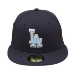 New Era - Los Angeles Dodgers Cooperstown 59Fifty Fitted World Championship 1955 - Navy/Sky Blue - Headz Up 