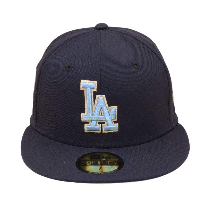 New Era - Los Angeles Dodgers Cooperstown 59Fifty Fitted World Championship 1955 - Navy/Sky Blue - Headz Up 