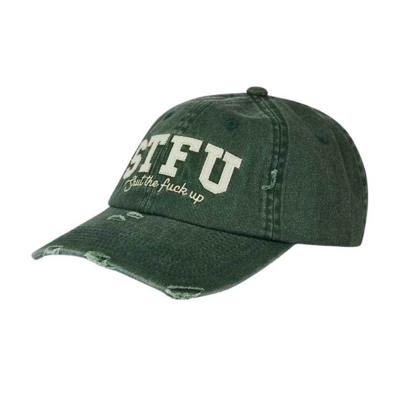 Pica Pica - STFU - Dad Cap - Washed Green - Headz Up 
