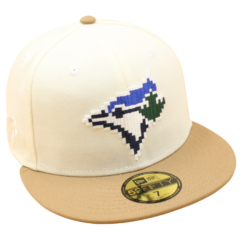 New Era - 59FIFTY - Toronto Blue Jays - PIXEL - Chrome/Beige - Headz Up 