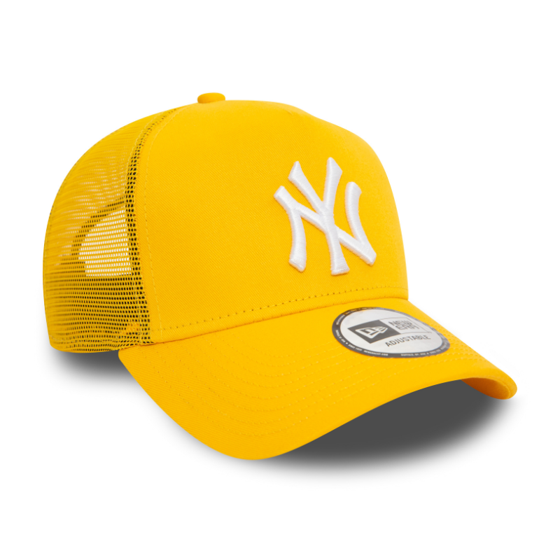 New Era League Essential Trucker Cap - New York Yankees - Yellow - Headz Up 