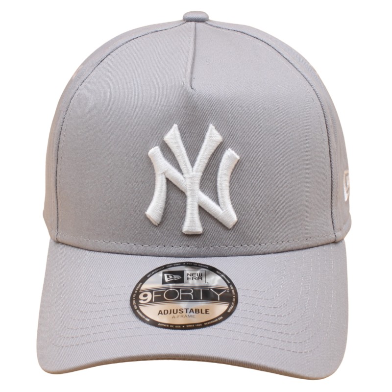 New Era - 9FORTY A-Frame Cap - New York Yankees - Grey - Headz Up 