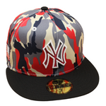 New Era - 59FIFTY - New York Yankees - US FLAG - Khaki/Red/Camo - Headz Up 