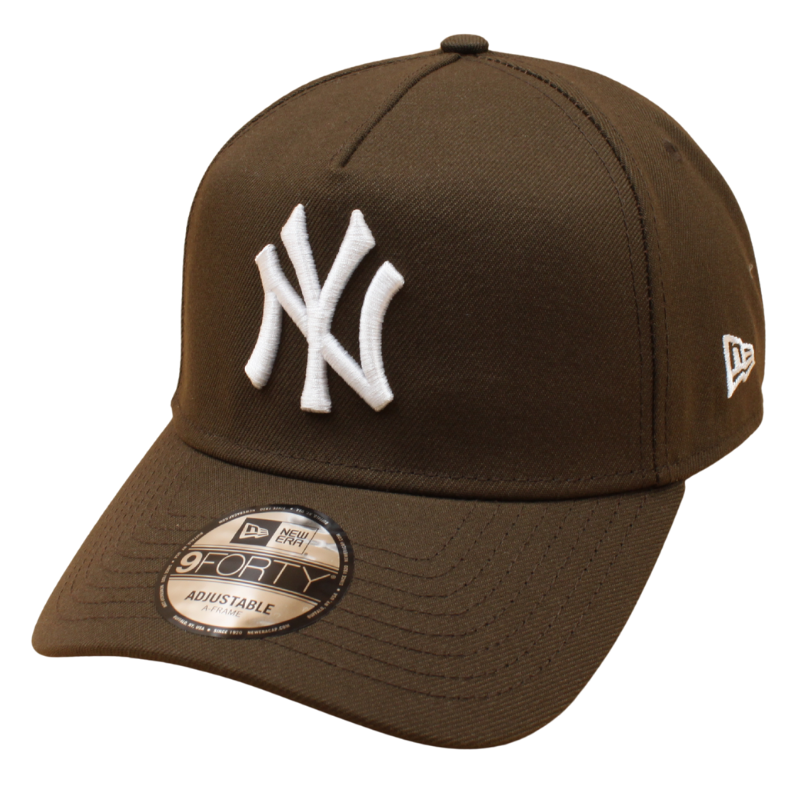 New Era - 9FORTY A-Frame Cap - New York Yankees - Walnut - Headz Up 