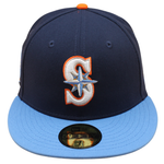 New Era - 59FIFTY Fitted - Seattle Mariners - Navy/Air Force Blue/Grey UV - Headz Up 