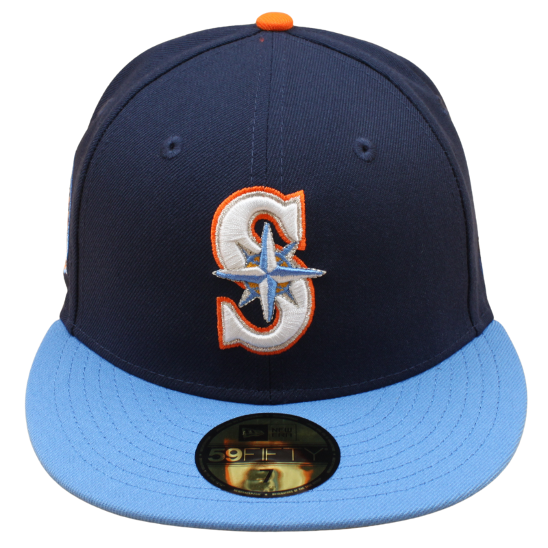 New Era - 59FIFTY Fitted - Seattle Mariners - Navy/Air Force Blue/Grey UV - Headz Up 