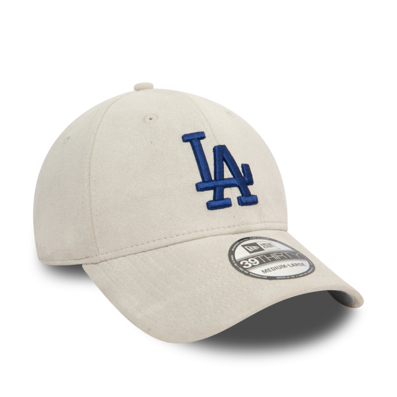 New Era - 39thirty - Faux Suede - Los Angeles Dodgers - Grey - Headz Up 
