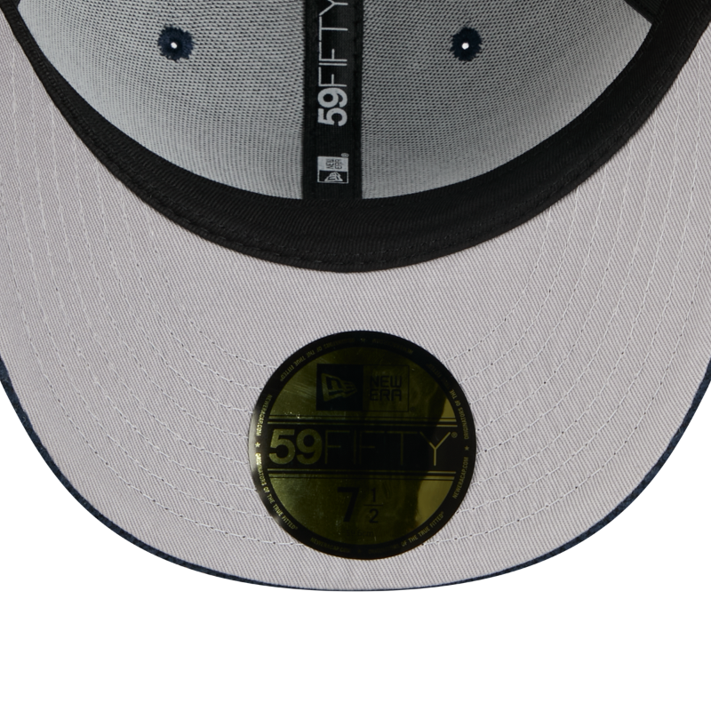 New Era - 59FIFTY Fitted Cap - Atlanta Braves Cooperstown - CHENILLE POP - Navy - Headz Up 