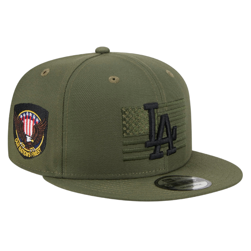 Los Angeles Dodgers 9Fifty Armed Forces 2023 - Olive - Headz Up 