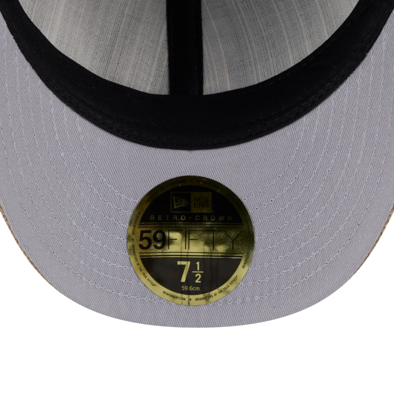 New Era - 59FIFTY  Retro Crown - Vintage Tweed - Oakland Athletics - Grey/Khaki - Headz Up 