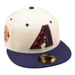 New Era - 59FIFTY - Arizona Diamondbacks - World Series 2001 - Chrome/Navy/Red - Headz Up 