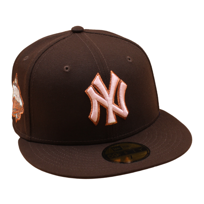 New Era - 59FIFTY - New York Yankees Cooperstown - World Series 1999 - Burnt Wood/Pink Outline - Headz Up 