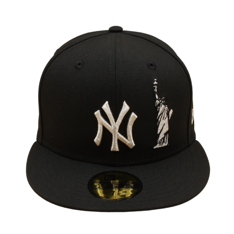 New Era - 59FIFTY Fitted Cap - New York Yankees - Liberty - Black Metal/Grey UV - Headz Up 