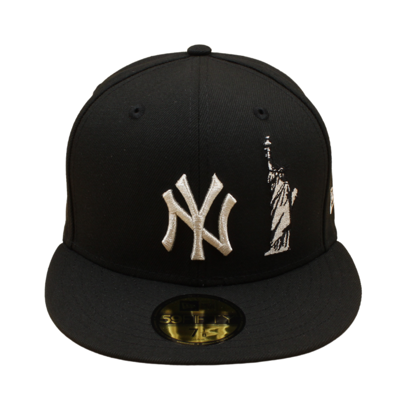 New Era - 59FIFTY Fitted Cap - New York Yankees - Liberty - Black Metal/Grey UV