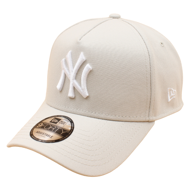 New Era - 9FORTY A-Frame Cap -New York Yankees - Stone - Headz Up 