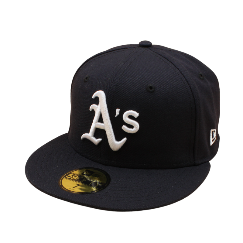 New Era - 59FIFTY Fitted Cap - Oakland Athletics - Navy/Sky Blue - Headz Up 