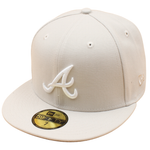 New Era - 59FIFTY Fitted - Atlanta Braves - Stone/Grey UV - Headz Up 