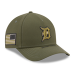 New Era - Detroit Tigers - 9FORTY M-CROWN - A-Frame Snapback - ARMED FORCES - Olive - Headz Up 