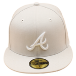 New Era - 59FIFTY Fitted - Atlanta Braves - Stone/Grey UV - Headz Up 