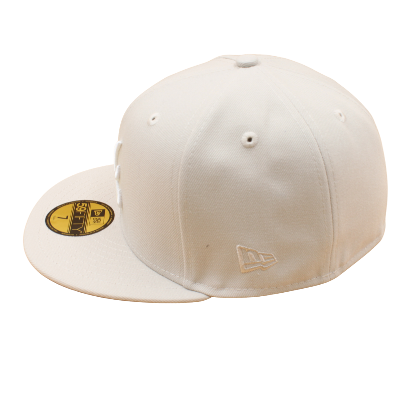 New Era - 59FIFTY Fitted - Atlanta Braves - Stone/Grey UV - Headz Up 