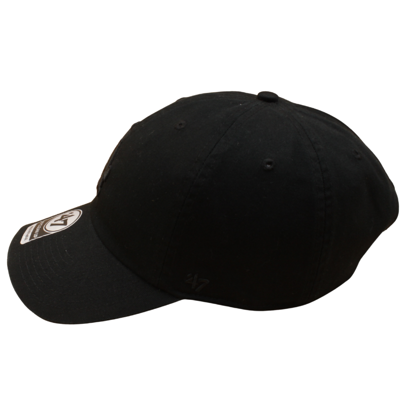 '47 - Los Angeles Dodgers - MLB - Clean Up - Adjustable Cap - Black On Black - Headz Up 