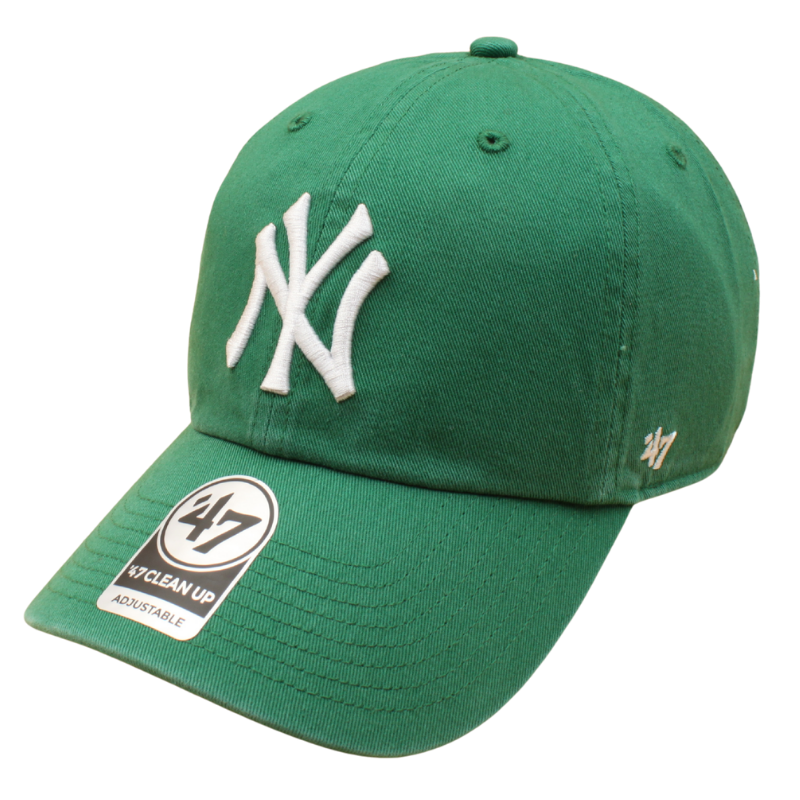 '47 - New York Yankees - MLB - Clean Up Adjustable Cap - Kelly Green - Headz Up 
