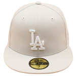 New Era - 59FIFTY Fitted - Los Angeles Dodgers - Stone/Grey UV - Headz Up 