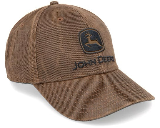 John Deere - Oilskin with TM Cap - Brown - Headz Up 