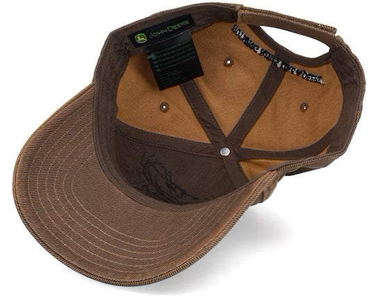 John Deere - Oilskin with TM Cap - Brown - Headz Up 
