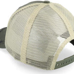 John Deere - Oil Skin Look w/Mesh Back - Off White/Olive - Headz Up 