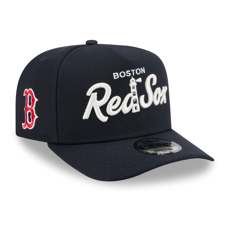 New Era - 9FIFTY A-Frame Snapback - Boston Red Sox - LOCAL PLAY - Navy - Headz Up 