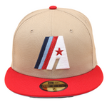 New Era - Houston Astros Cooperstown 59Fifty Fitted  All Star Game 1986 - Camel/Scarlet - Headz Up 
