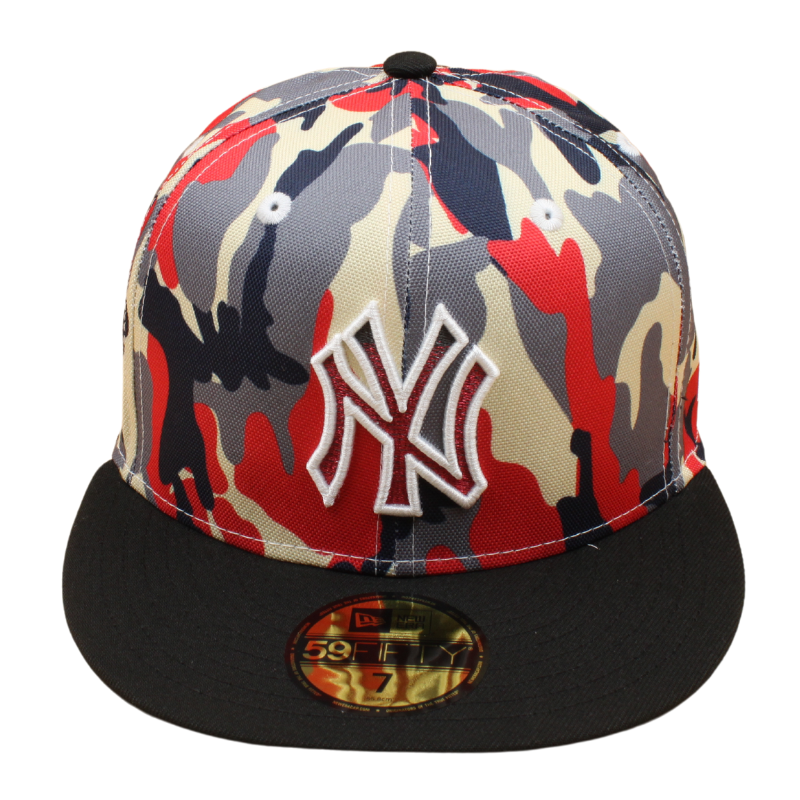 New Era - 59FIFTY - New York Yankees - US FLAG - Khaki/Red/Camo - Headz Up 