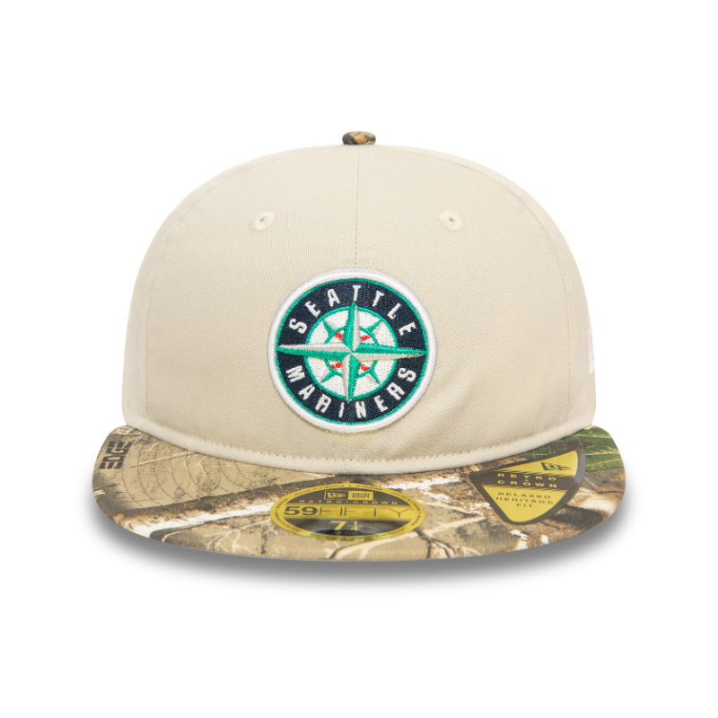 New Era - 59fifty Retro Crown - Seattle Mariners - Real Tree Camo - Headz Up 