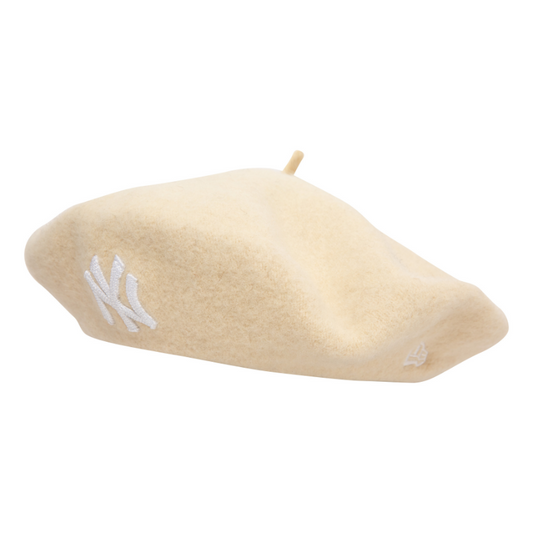 New Era - WMNS Wool Beret - New York Yankees - Light Beige