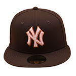 New Era - 59FIFTY - New York Yankees Cooperstown - World Series 1999 - Burnt Wood/Pink Outline - Headz Up 