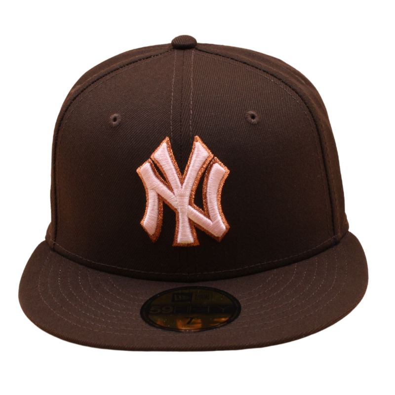 New Era - 59FIFTY - New York Yankees Cooperstown - World Series 1999 - Burnt Wood/Pink Outline - Headz Up 